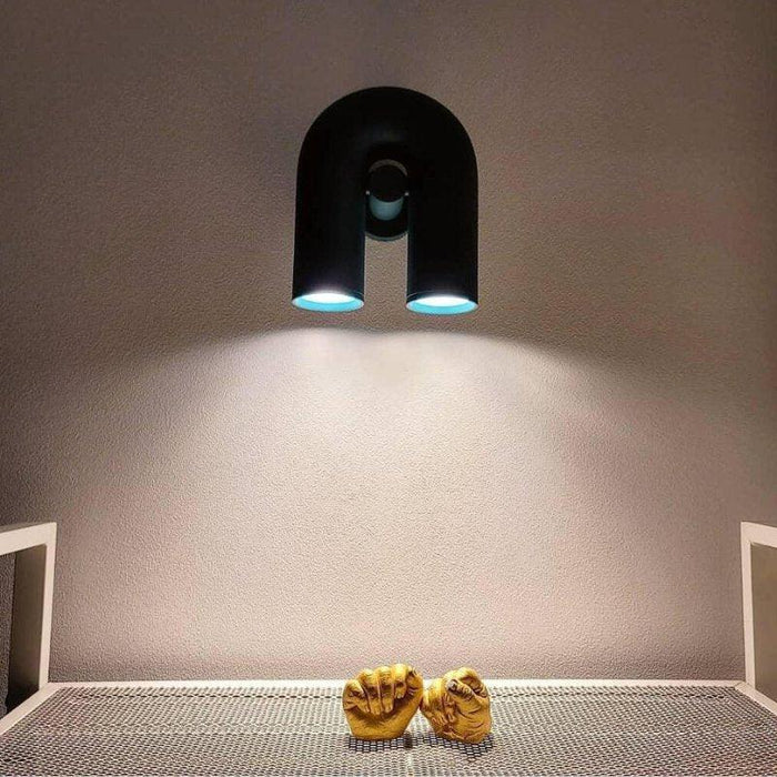 Isaksson Modern Inverted U-Loop Pipe Wall Lamp - DWHOME
