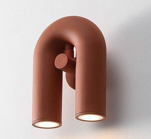 Isaksson Modern Inverted U-Loop Pipe Wall Lamp-DWHOME