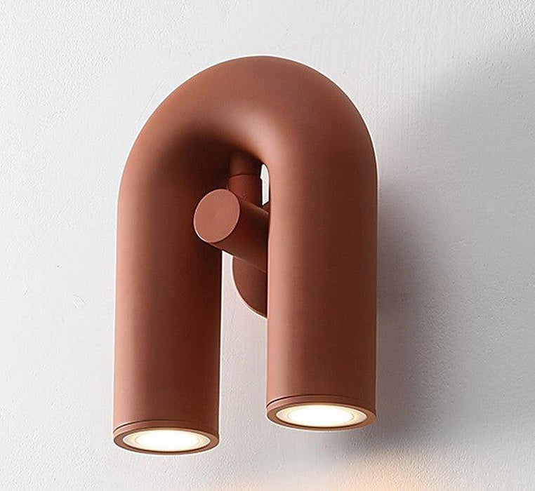 Isaksson Modern Inverted U-Loop Pipe Wall Lamp-DWHOME