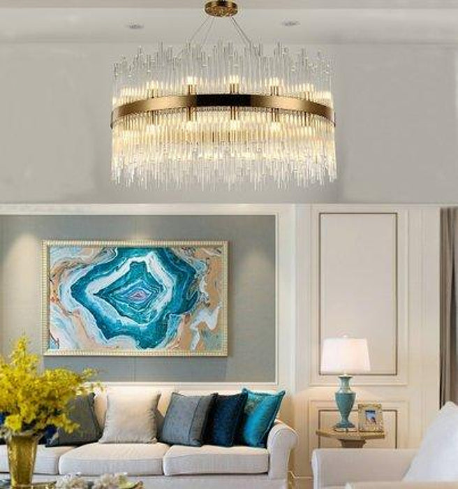 Jacinda Luxury Glam Royal Crown Chandelier Light-DWHOME