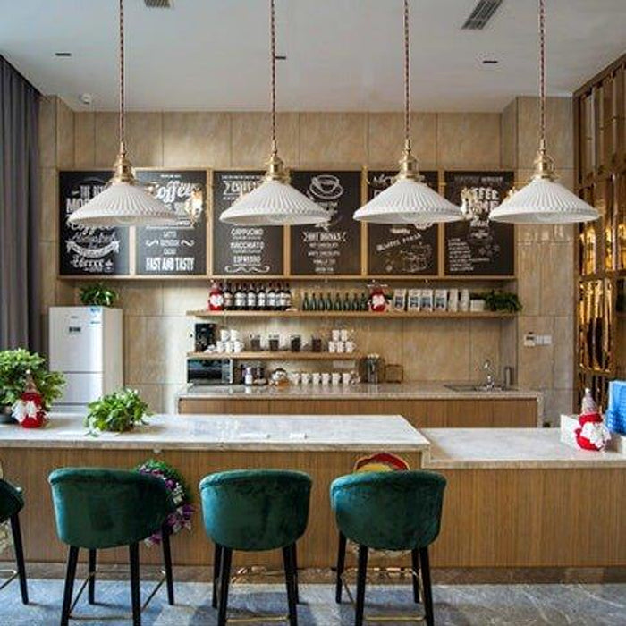 Japanese Style Ceramic Pendant Light-DWHOME