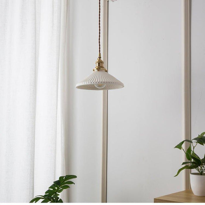 Japanese Style Ceramic Pendant Light - DWHOME