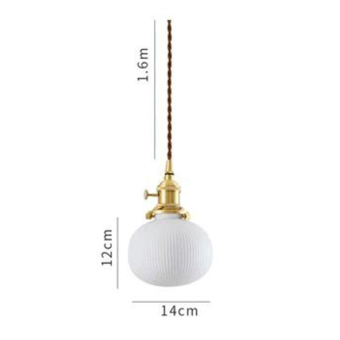 Japanese Style Ceramic Pendant Light - DWHOME