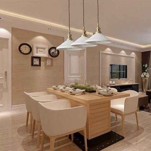 Japanese Style Ceramic Pendant Light-DWHOME