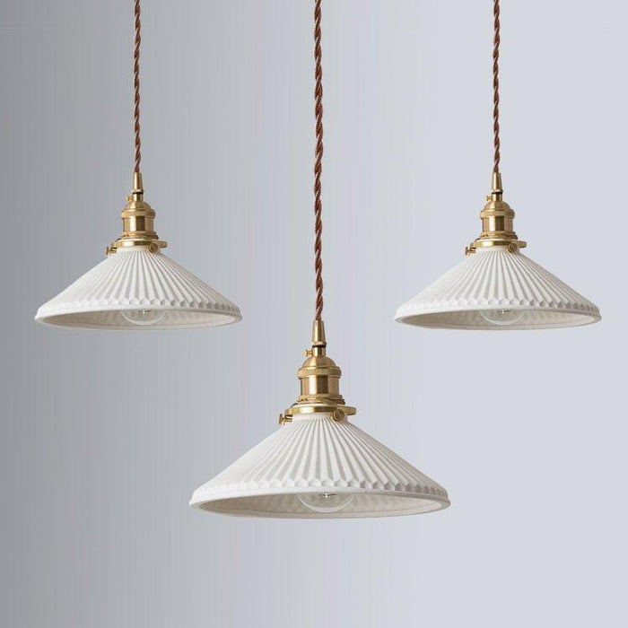 Japanese Style Ceramic Pendant Light - DWHOME