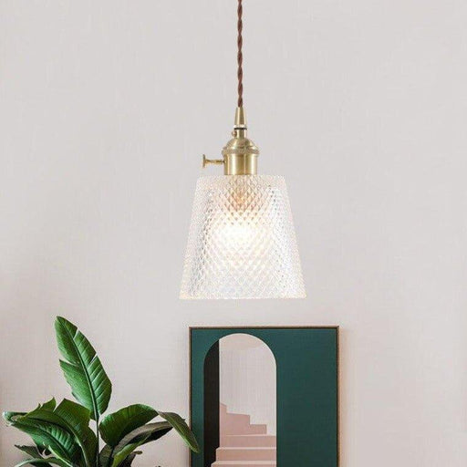Japanese Style Glass Pendant Light-DWHOME