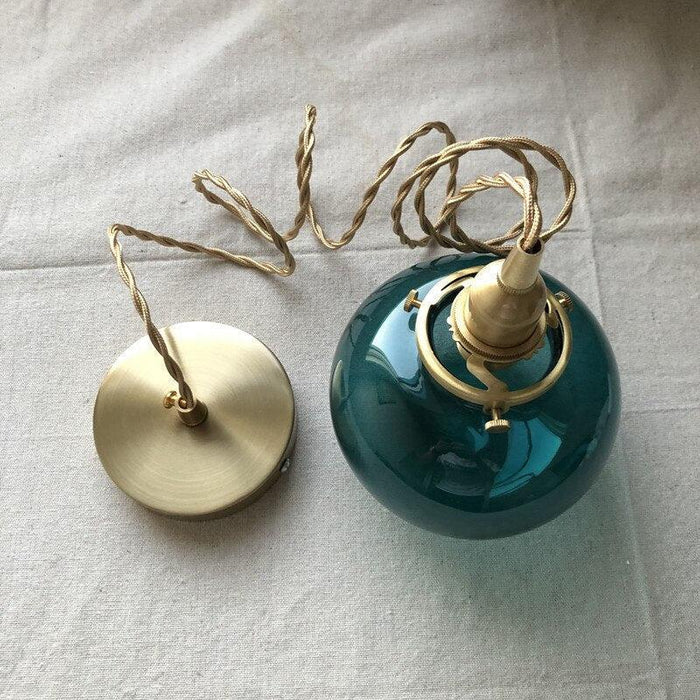 Japanese Style Vintage Copper Pendant Light - DWHOME