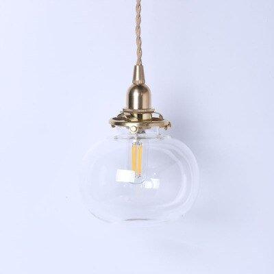 Japanese Style Vintage Copper Pendant Light - DWHOME
