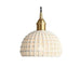 Japanese Style Woven Ceramic Pendant Light - DWHOME