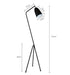 Jokum Geometric Shape Modern Floor Lamp - DWHOME