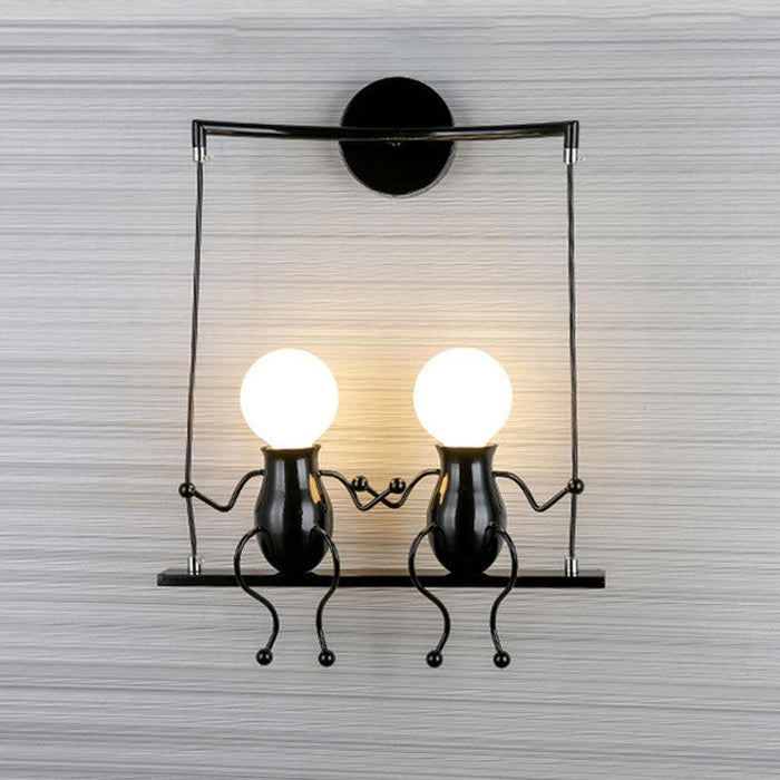 Jolly Swinging Set Childrens Wall Lamp - DWHOME