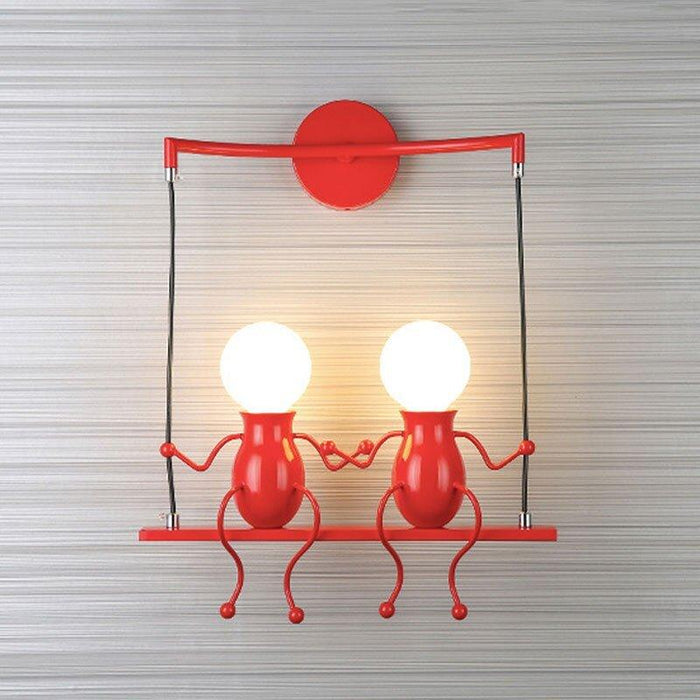 Jolly Swinging Set Childrens Wall Lamp - DWHOME