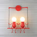 Jolly Swinging Set Childrens Wall Lamp - DWHOME