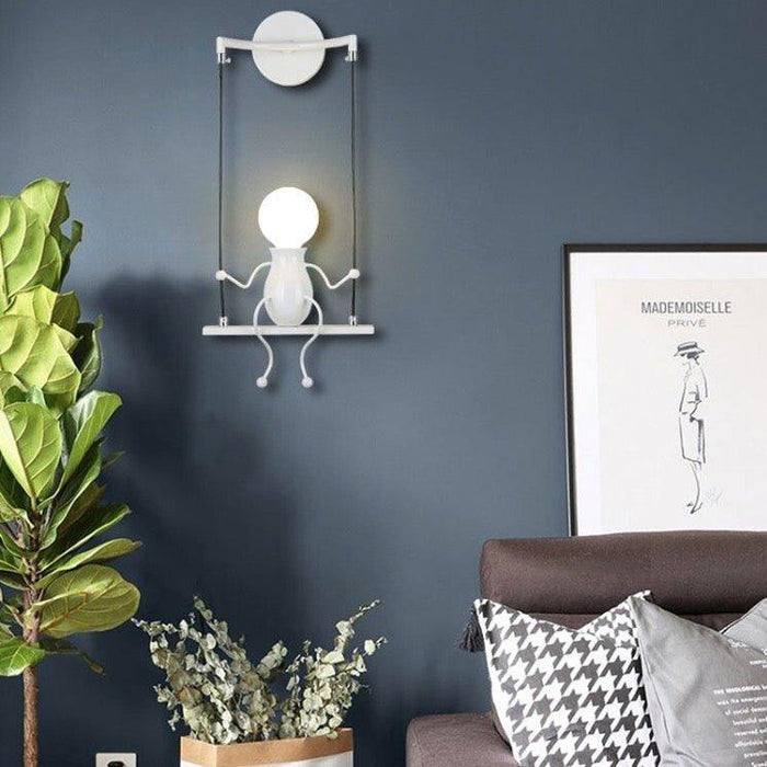Jolly Swinging Set Childrens Wall Lamp - DWHOME