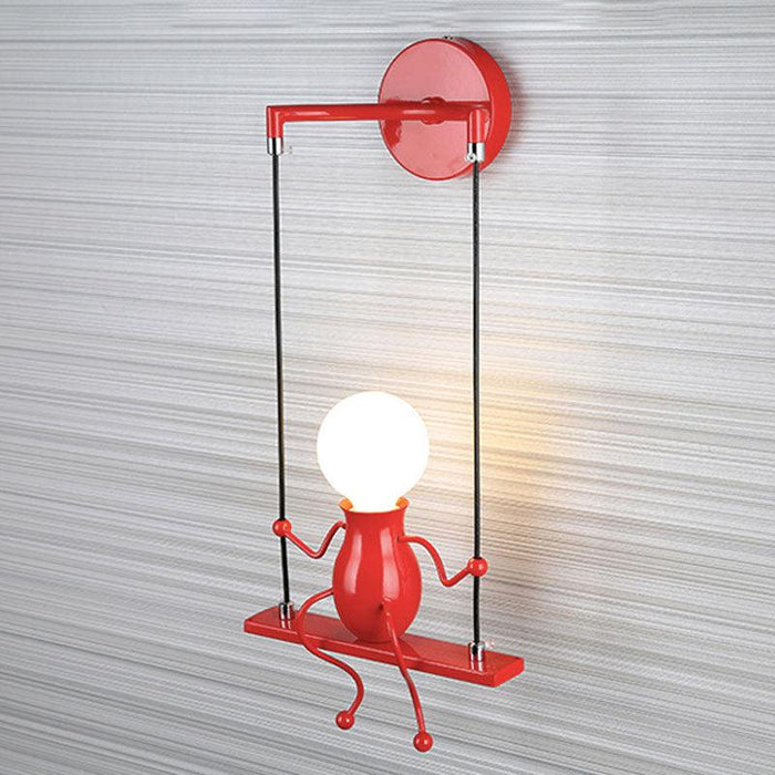 Jolly Swinging Set Childrens Wall Lamp - DWHOME