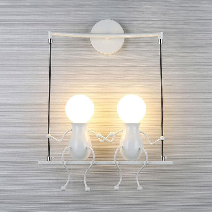 Jolly Swinging Set Childrens Wall Lamp - DWHOME