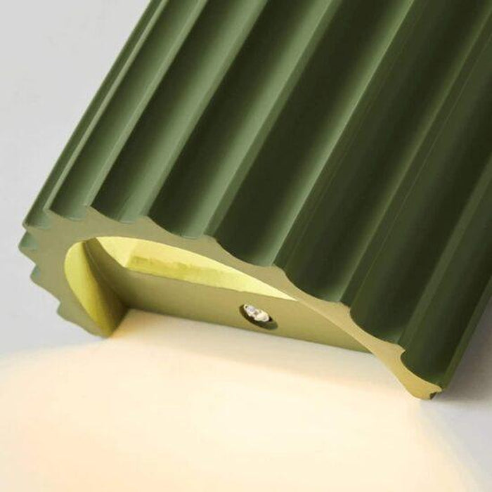 Jonsson Modern Coloured Grooves Wall Lamp-DWHOME