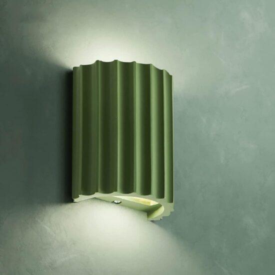 Jonsson Modern Coloured Grooves Wall Lamp-DWHOME