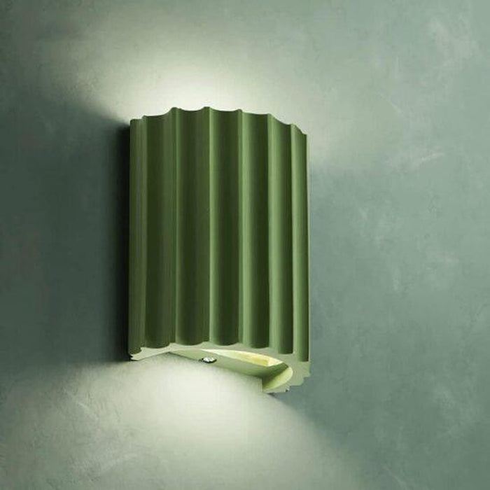 Jonsson Modern Coloured Grooves Wall Lamp-DWHOME
