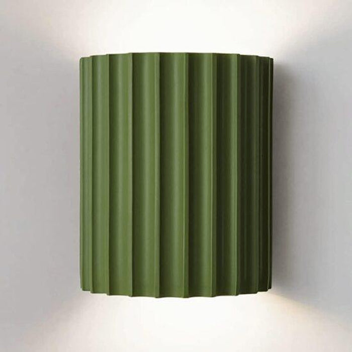 Jonsson Modern Coloured Grooves Wall Lamp-DWHOME