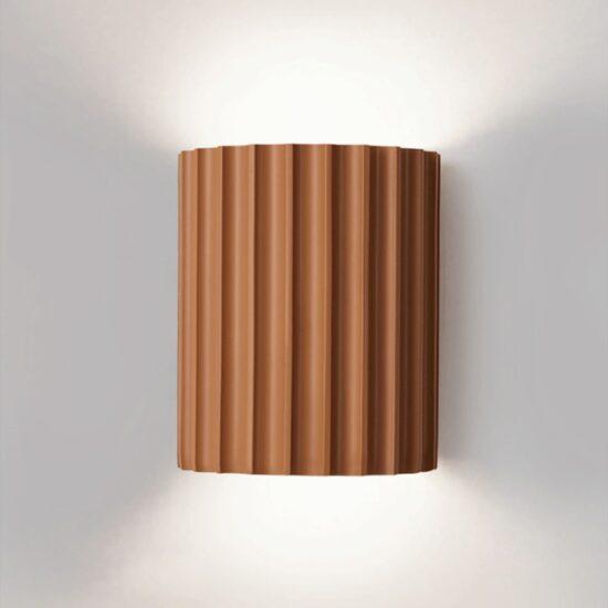 Jonsson Modern Coloured Grooves Wall Lamp-DWHOME