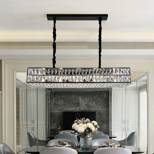 Bacci Kitchen Island Modern Crystal Chandelier-DWHOME