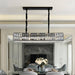 Bacci Kitchen Island Modern Crystal Chandelier - DWHOME