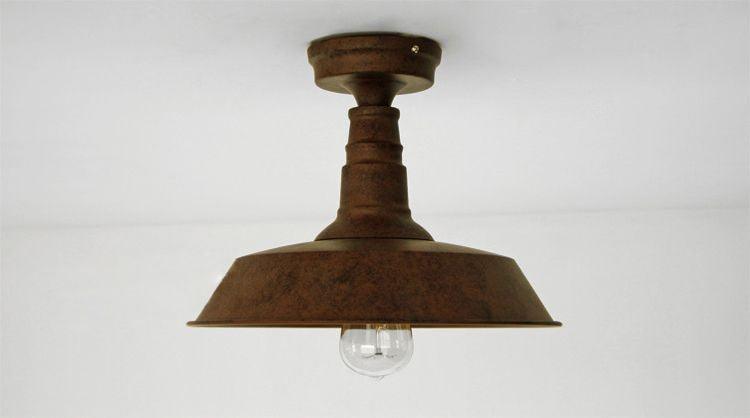 Retro Rustic Industrial Fixed Ceiling Light - DWHOME