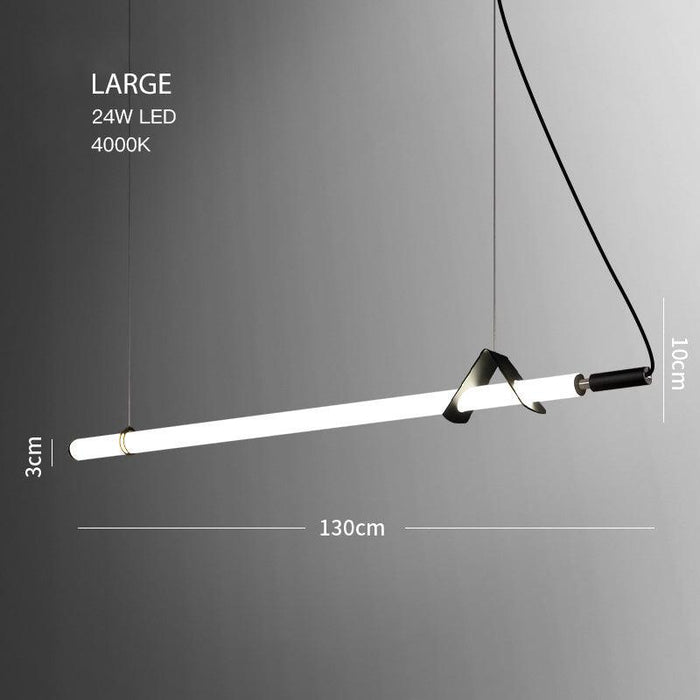 Sasaki Minimalist Linear Suspension Pendant Light - DWHOME