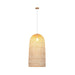 Kandang Rattan Wicker Bamboo Cage Pendant Light - DWHOME