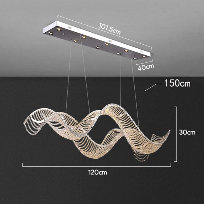 Alleri Crystal Chandelier-DWHOME