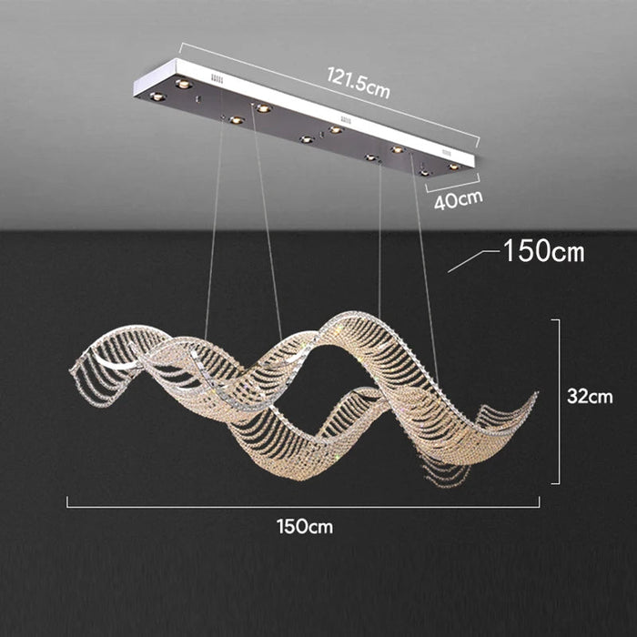 Alleri Crystal Chandelier-DWHOME