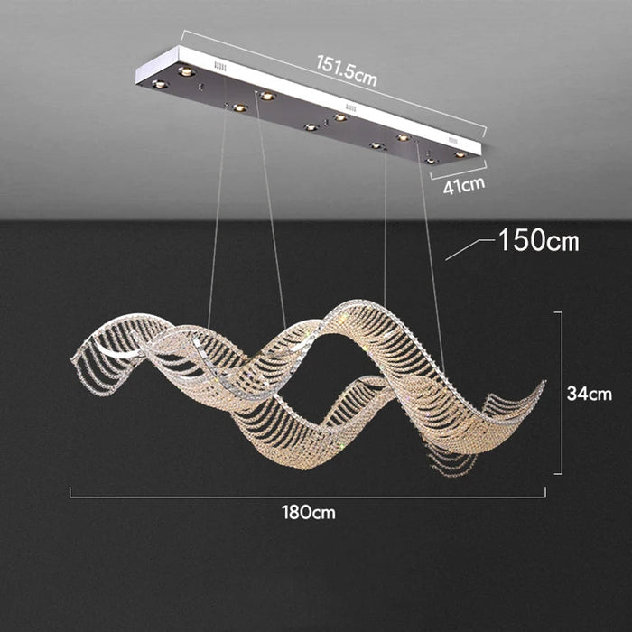 Alleri Crystal Chandelier-DWHOME