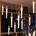 Villa Forci Duplex Staircase Foyer Chandelier, Gold - DWHOME