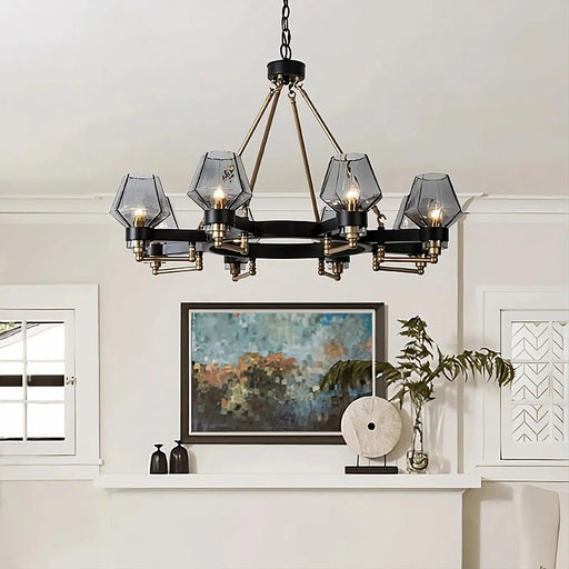 Retro American Pendant Chandelier Light Fixture-DWHOME