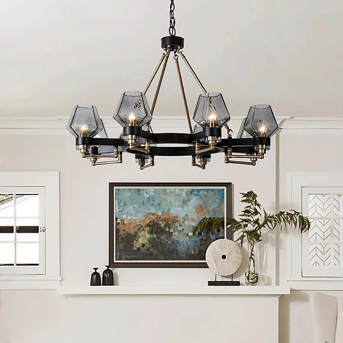 Retro American Pendant Chandelier Light Fixture-DWHOME
