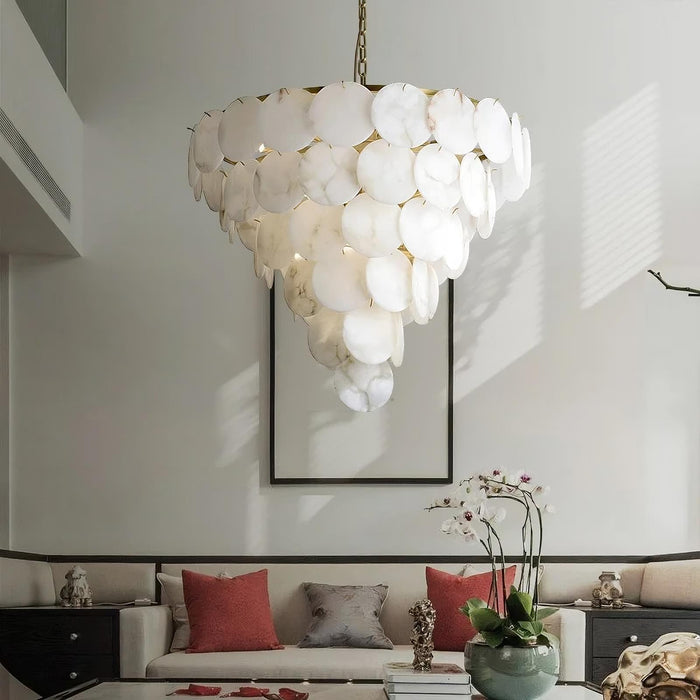 Natural Marble Modern Chandelier - DWHOME