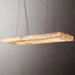 Moonshade Natural Marble Rectangular Chandelier-DWHOME