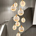 Moonshade Natural Marble Pendant Light Fixture - DWHOME