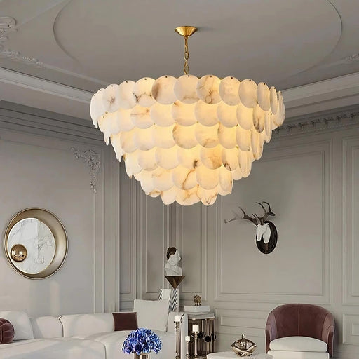 Bordwell Marble Chandelier-DWHOME