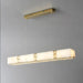 Natural Marble & Crystal Modern Ceiling Light Fixture - DWHOME
