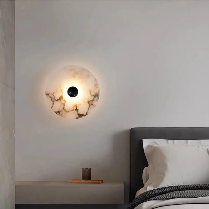 Moonshade Natural Marble Wall Sconce - DWHOME