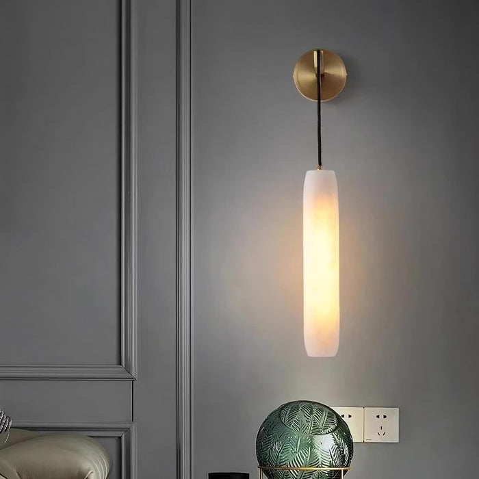 Moonshade Natural Marble Pendant Wall Sconce - DWHOME