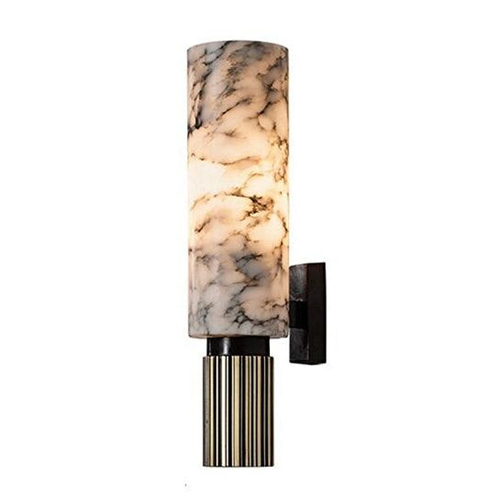 Moonshade Natural Marble Sconce-DWHOME