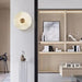 Moonshade Natural Marble Disc Wall Sconce - DWHOME