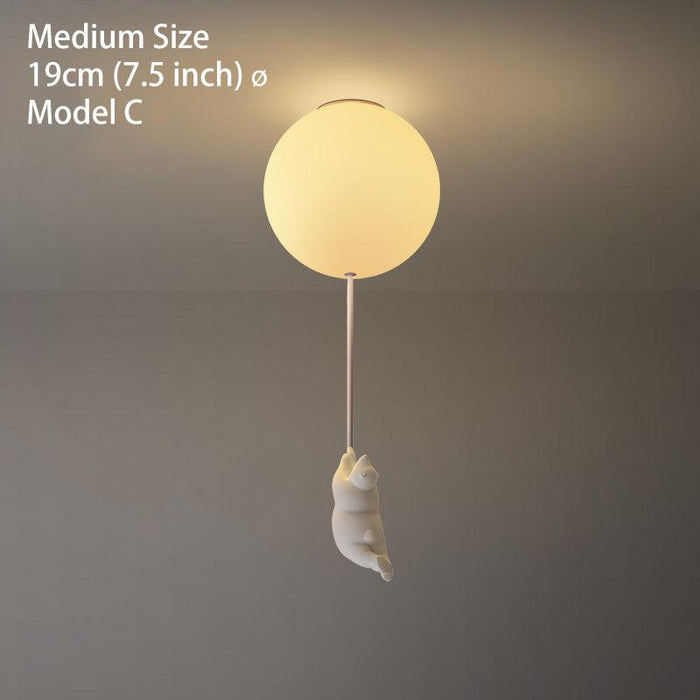 The Flying Bears Children Nursery Ceiling Light - DWHOME