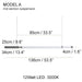 Solo Minimalist Strip Line Pendant Light - DWHOME