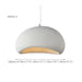 Stucco textured pebble stone plaster pendant light - DWHOME