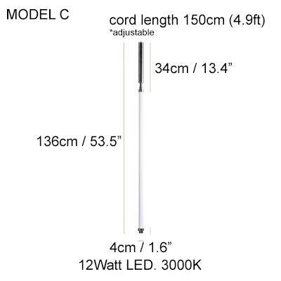 Solo Minimalist Strip Line Pendant Light - DWHOME