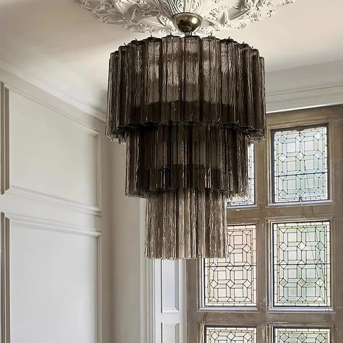 Burney Glass Chandelier-DWHOME